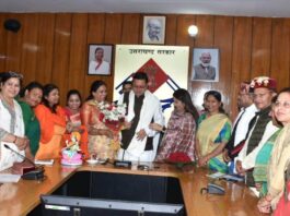 State Mahila President Morcha met CM