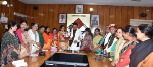 State Mahila President Morcha met CM