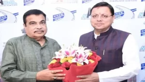 CM dhami delhi Visit