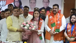 Anukriti Gusain joins BJP