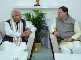 CM Dhami Manohar Lal Khattar