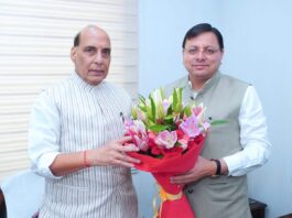 CM Dhami Meet Rajnath Singh