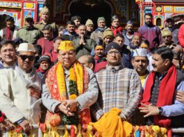 CM Dhami Visit Badrinath