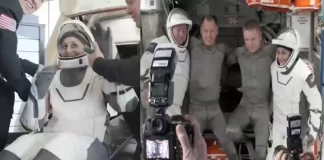 Sunita Williams Splashdown