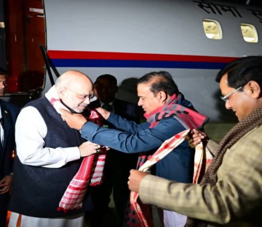 AMIT SHAH ASSAM VISITS