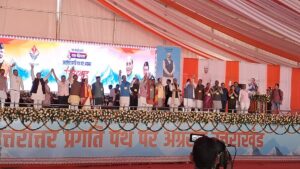 RAJNATH SINGH HALDWANI VISIT