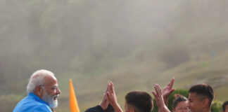 PM Modi Plays Football