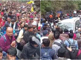 TRAFFIC JAM ON KEDARNATH ROUTE