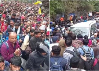 TRAFFIC JAM ON KEDARNATH ROUTE