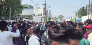 DEHRADUN WORKERS PROTEST