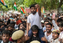 Cockroach Janata Party Protest