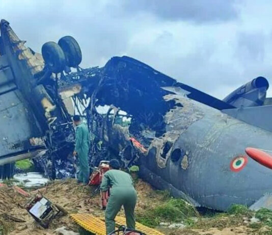 IAF Plane Crash