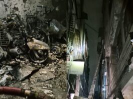 TUGHLAKABAD FIRE : दिल्ली के तुगलकाबाद स्थित बहुमंजिला इमारत में लगी आग, तीन लोगों की मौत TUGHLAKABAD FIRE