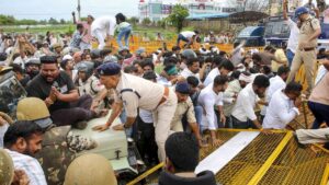 Bhopal farmers protest