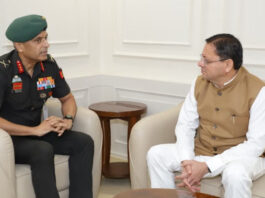 Dehradun News : प्रदेश में NCC के विस्तार में सहयोग करेगी सरकार, महानिदेशक वीरेंद्र वत्स की सीएम धामी से मुलाकात Dehradun News